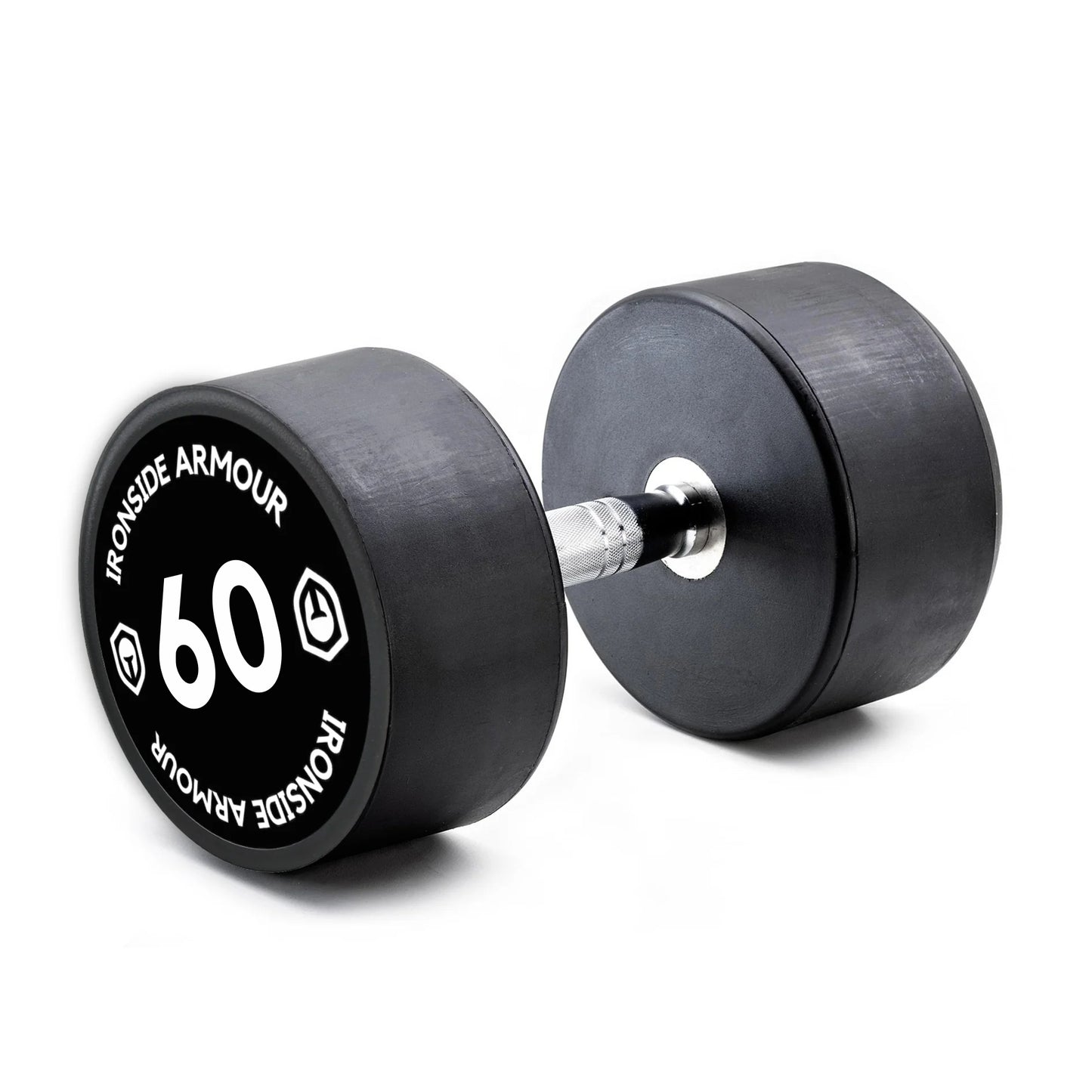 Pro Round Rubber Dumbbell - 60 KG