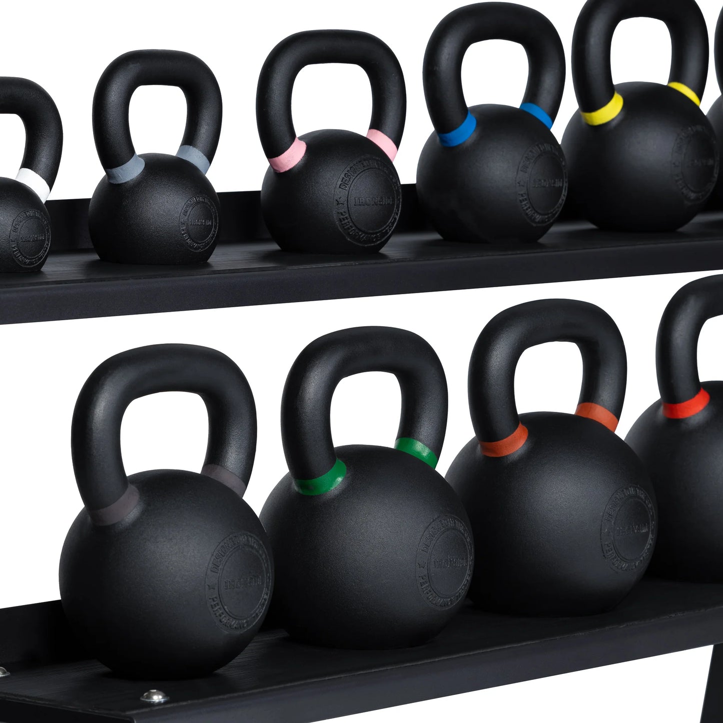 Set Russian Black Kettlebells + Rastrelliera | 4-32 KG