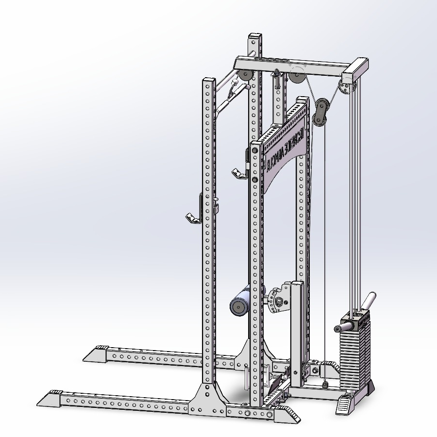 Adattatore Half Rack per Lat Machine | Attachment