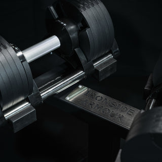 Set Adjustable Dumbbells + Rack | 2 - 32 KG