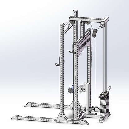 Adattatore Half Rack per Lat Machine | Attachment