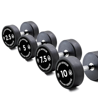 Set Manubri Pro Round Rubber | 2,5 - 10 KG